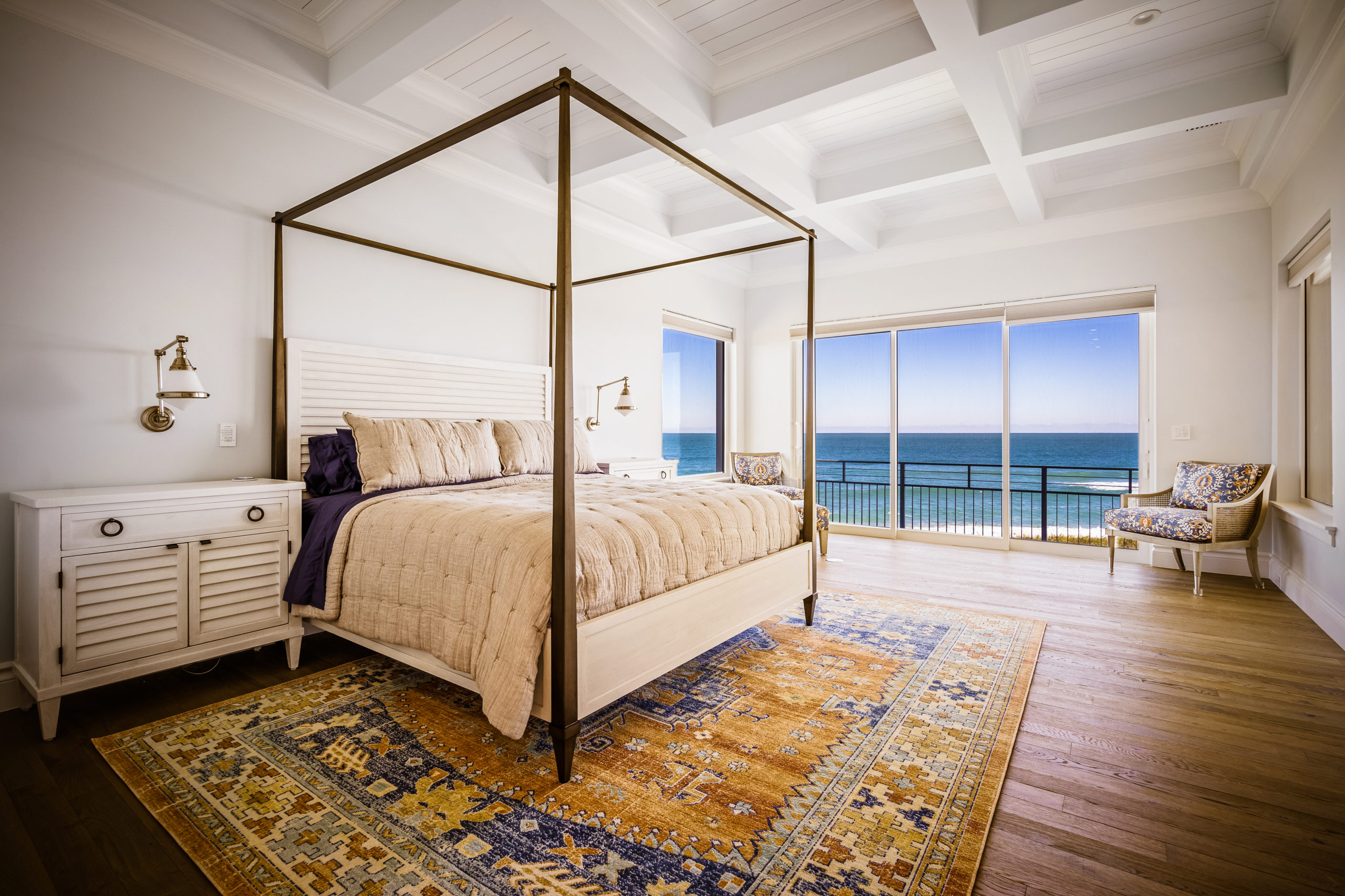 master bedroom oceanfront custom home